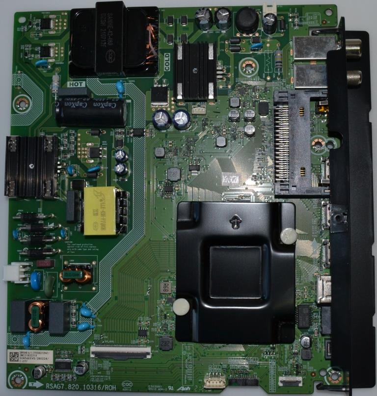 MB/RSAG7.520.10316/HISENSE MAIN BOARD, RSAG7.820.10316/ROH,  for ,HISENSE 50AE7050F