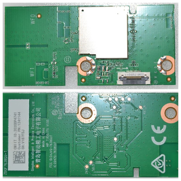 WI-FI/HISENSE/43A6EG WI-FI MODULE ,ZDGF7638GU-T,for ,HISENSE 43A6EG,55A7100F,