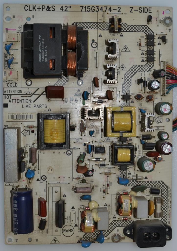 PB/42INC/PH/42PFL3604  POWER BOARD ,715G3474-2,for PHILIPS 42PFL3604D/12