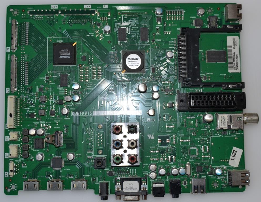 MB/QPWBXF915WJN2/SHARP MAIN BOARD ,PWBXF915WJN2,DUNTK915,for ,SHARP LC-40LE540E