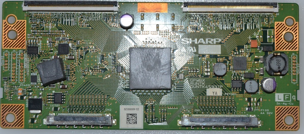 TCON/DUNTK4593TP/SHARP TCon BOARD     ,CPWBX,RUNTK,DUNTK4593TP,MDK332V-0W,