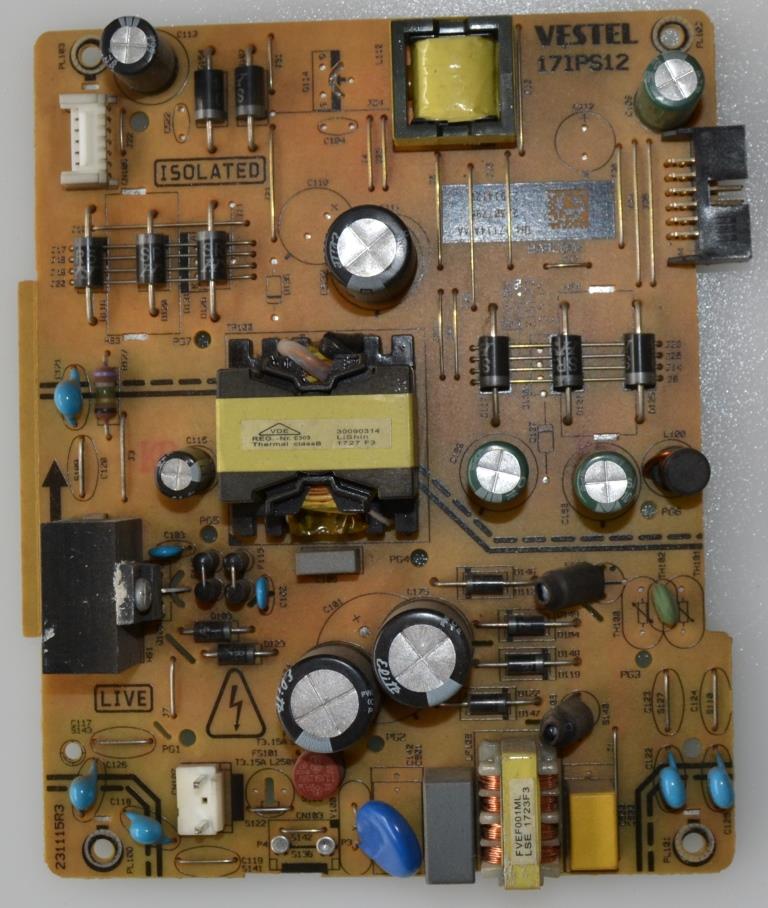 17IPS12/43INC/TFK/5 POWER BOARD, 17IPS12, for 43 inc DISPLAY,23307796,279141120,231115R3,