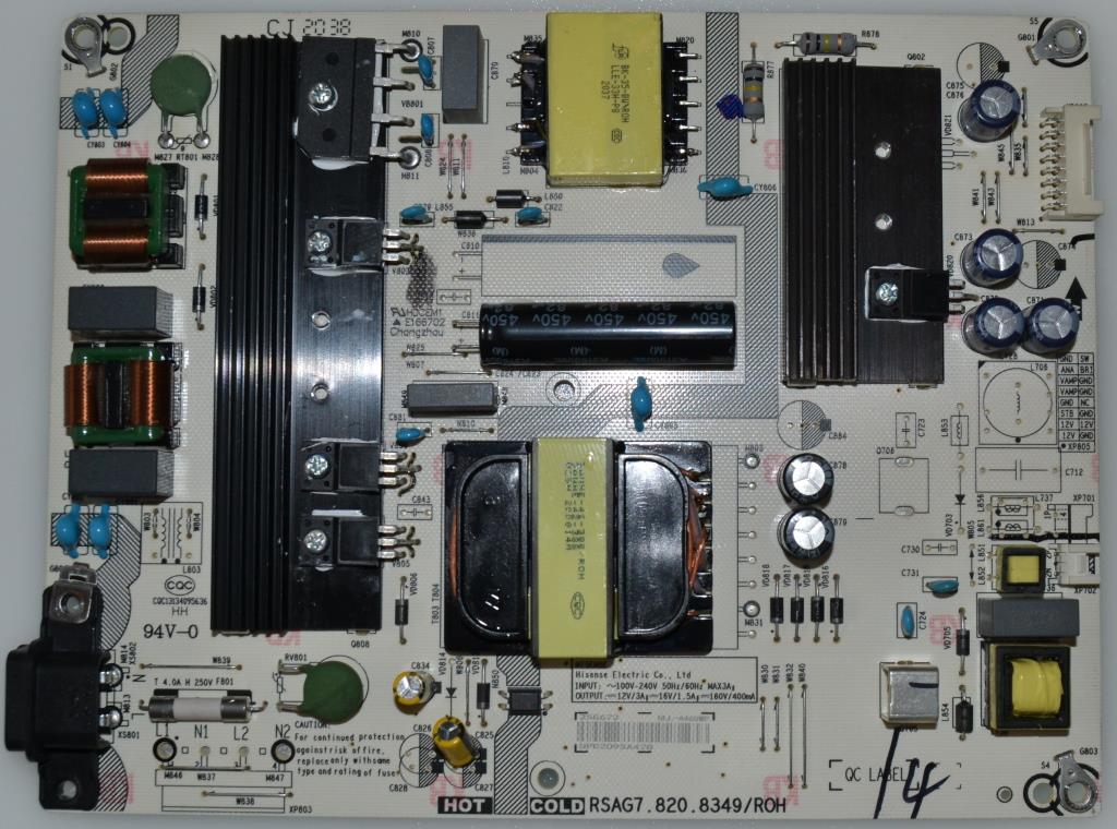 PB/RSAG7.820.8349/HISENSE POWER BOARD, RSAG7.820.8349/ROH,  for ,HISENSE 43A7500F