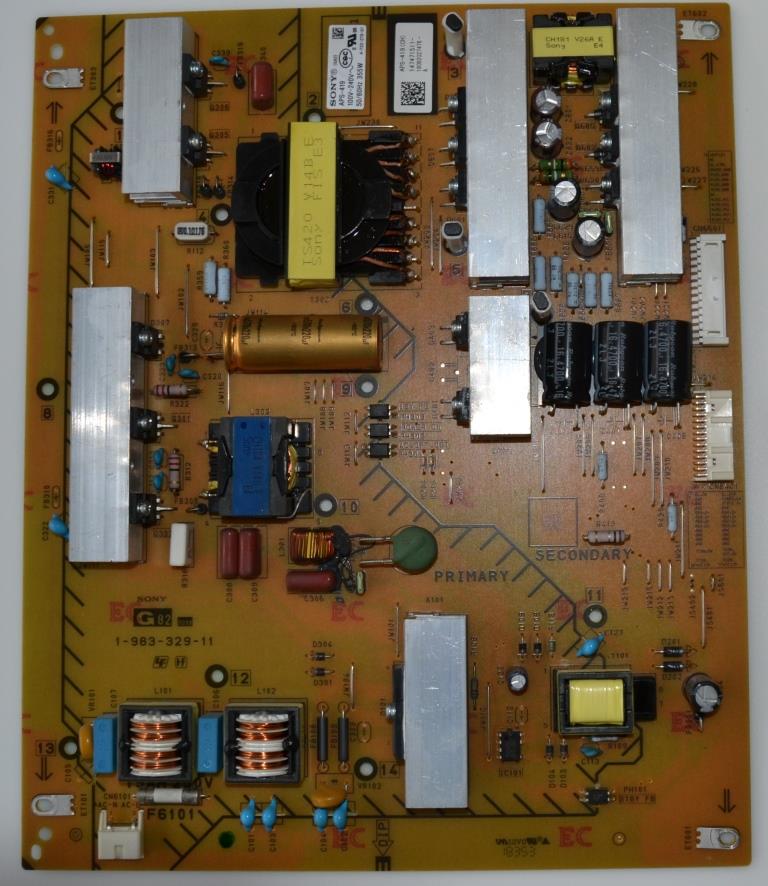 PB/APS-419/SONY/55XF9005 POWER BOARD ,APS-419,1-983-329-11,147471511,for SONY KD-55XF9005