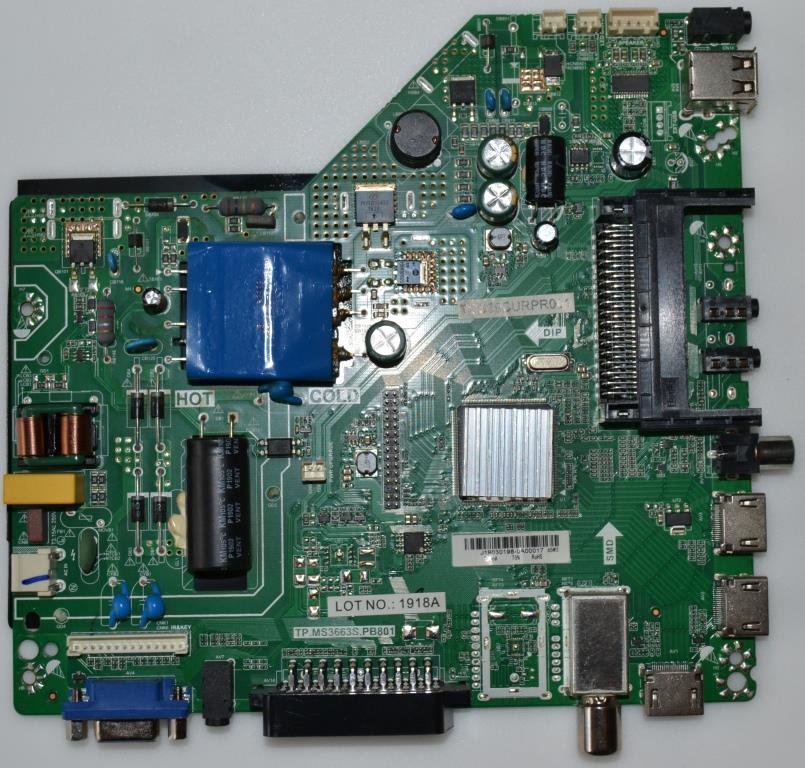 MB/TP.MS3663S.PB801/POLAROID MAIN BOARD, TP.MS3663S.PB801 , for, Polaroid TCS39CURPR001