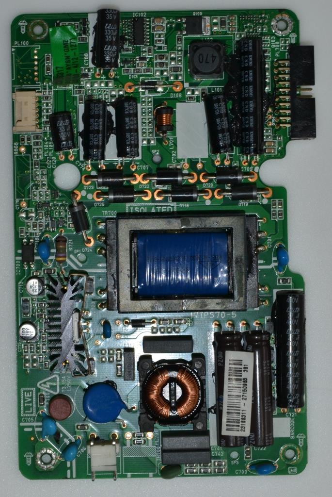 17IPS70-5/28INC/TFK POWER BOARD ,17IPS70-5, for 28inc DISPLAY ,23186317,