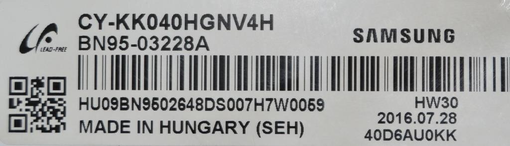 LB/40INC/SAM/40KU6472U LED BACKLAIHT for,CY-KK040HGNV4H,BN96-39627A,BN96-39628A, LGP BN61-13837A