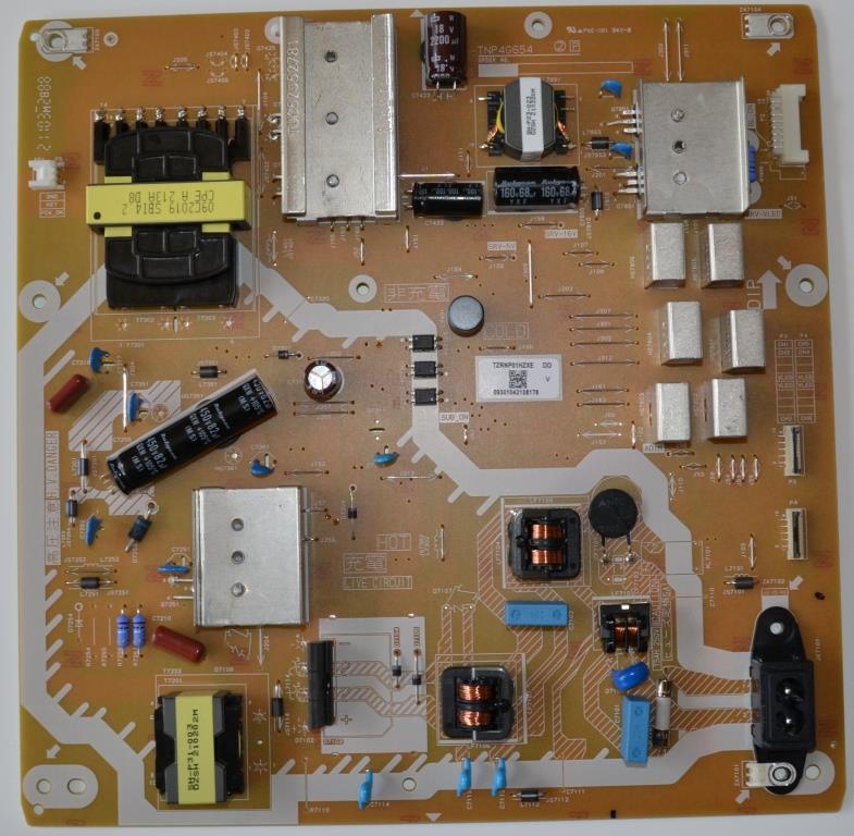 PB/50INC/PAN/50JXX889 POWER BOARD ,TNP4G654 2 P,TZRNP01HZXE,for ,PANASONIC TX-50JXX889,