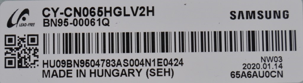 LB/65INC/SAM/65RU7372 LED BACKLAIHT ,L1_NU7.1/7.3-F5_CDM-S27(2)_R1.3_S1C_100,LM41-00614A, BN96-45635A,