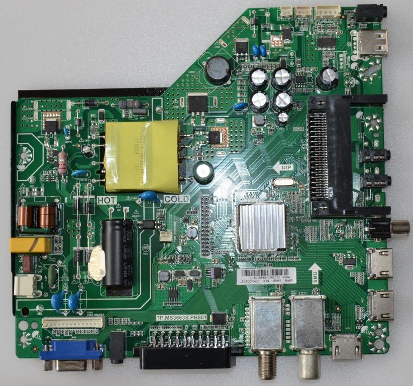 MB/TP/MS3663S.PB801/DION MAIN BOARD, TP.MS3663S.PB801 , for, DION MOVIE 40  PRO