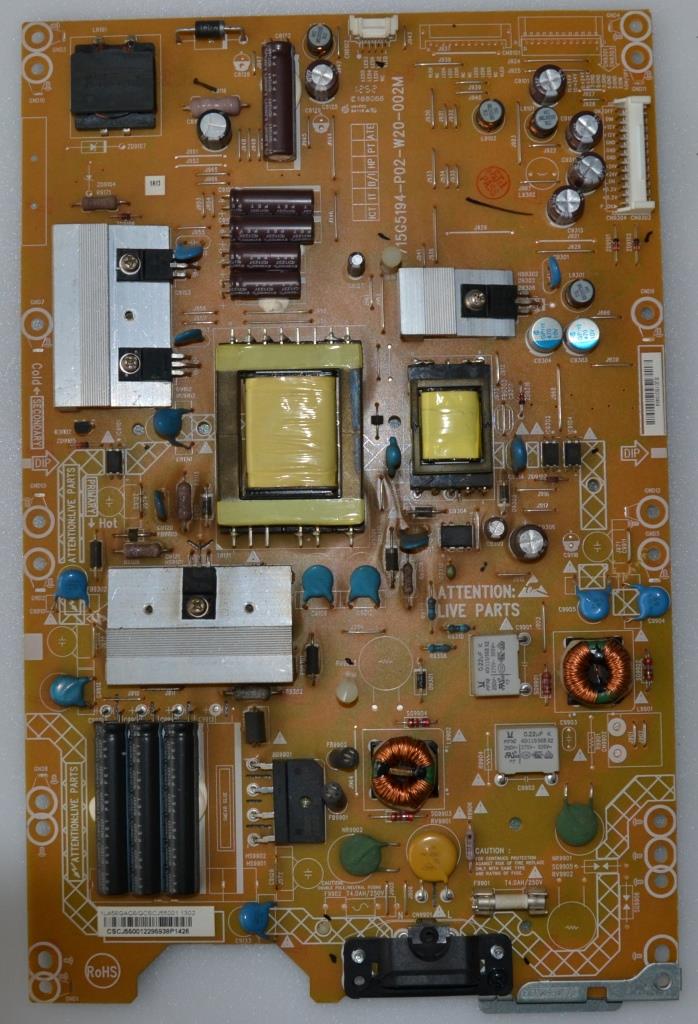 PB/32INC/PH/32PFL3517 POWER BOARD ,715G5194-P02-W20-002M, for, PHILIPS 32PFL3807H/12