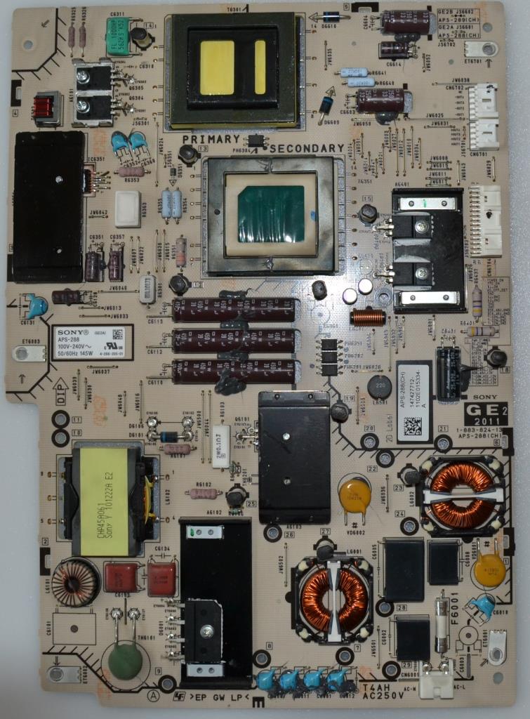 PB/DPS-288/SONY/37EX521 POWER BOARD ,DPS-288,1-883824-13,for SONY KDL-37EX521