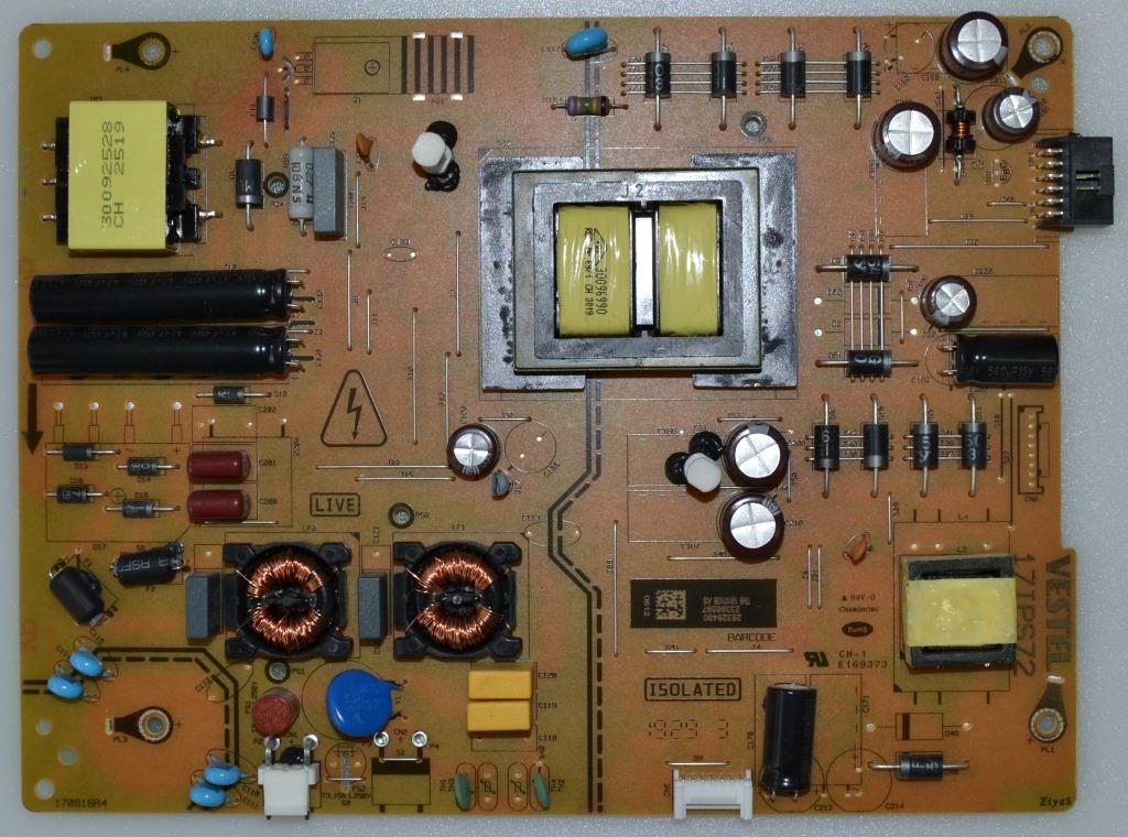 17IPS72/43INC/HOR/1 POWER BOARD ,17IPS72, for 43 inc DISPLAY ,28328490,23396597,170818R4,