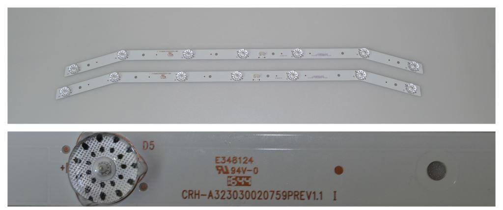 LB/32INC/STRONG/2 LED BACKLAIHT  ,CRH-A323030020759PREV1.1,2X7 diod 3V,