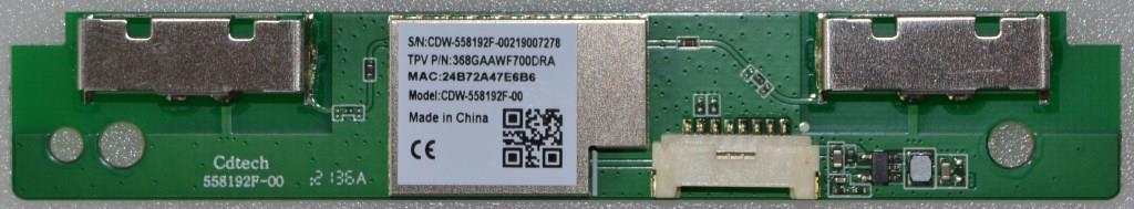 WI-FI/PH/43PUS7556 WI-FI MODULE ,Cdtec 558192F-00,368GAAWF700DRA,CDW-558192F-00,