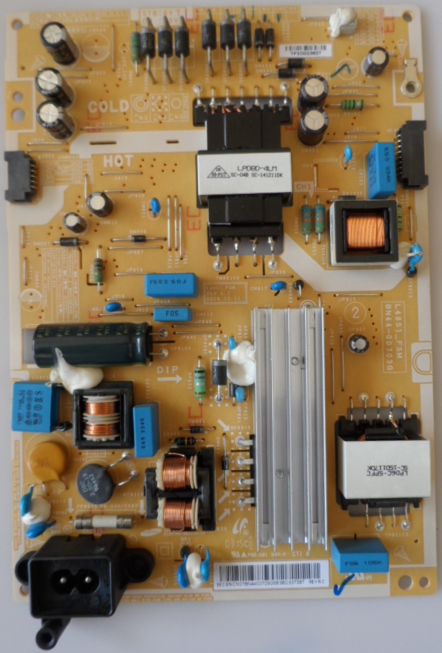 PB/BN44-00703G/SAM/43J5500 POWER BOARD ,BN44-00703G ,L48S1_FSM,