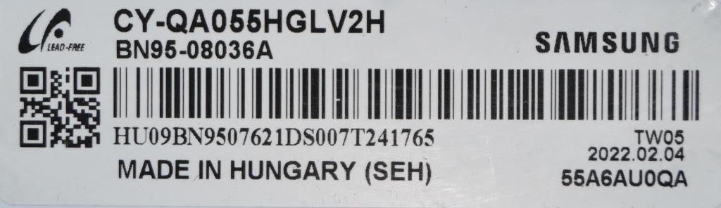 LB/55INC/SAM/55Q60 LED BACKLAIHT,BN96-52584A,LGP,BN61-17743A,S1Q7-550SM0-R0, LM41-01050B,  CY-QA055HGLV2H,