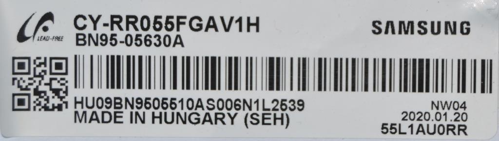 LB/55INC/SAM/55Q60RAT LED BACKLAIHT,BN96-48109A,LGP,BN61-16238A,19Y Q60 STC550AZ8 3030F BLUE 52EA , CY-RR055FGAV1H,