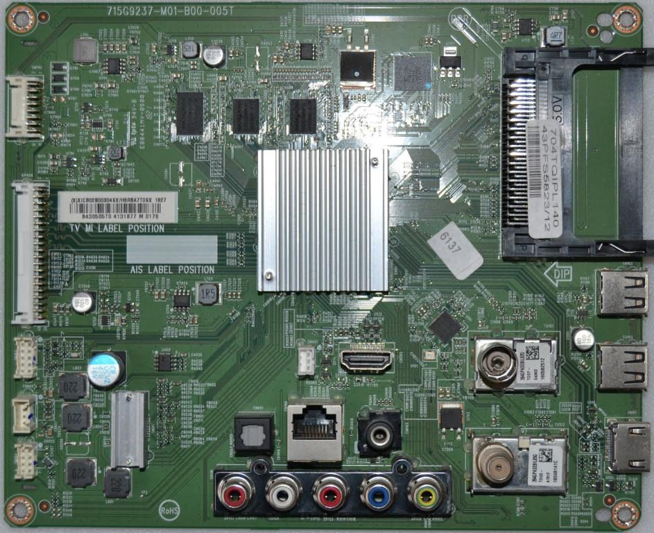 MB/3INS/PH/43PFS5823 MAIN BOARD ,715G9237-M01-B00-005T, for ,PHILIPS 43PFS5823/12