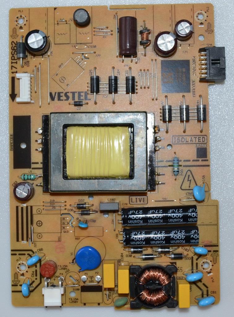 17IPS62/32INC/VES/5 POWER BOARD ,17IPS62, for 32 inc DISPLAY ,28725984,23588044,070820R4,