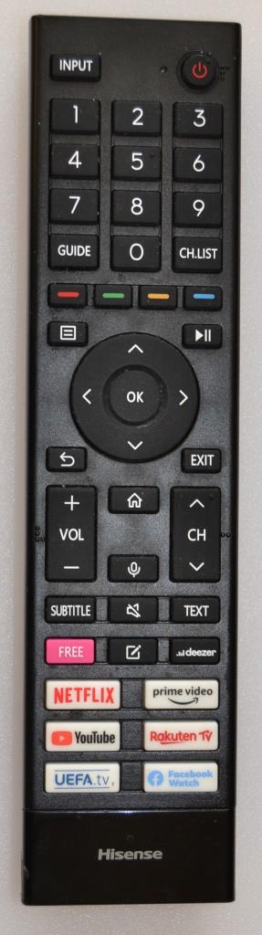 RC/HISENSE/3 ORIGINAL REMOTE CONTROL ,HISENSE ,ERF3B80H(0012) ZDA4220726,50A6BG,58A6BG