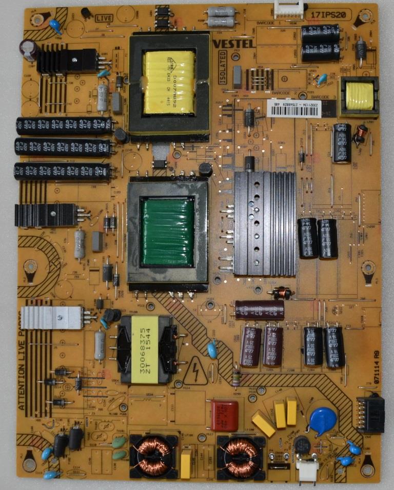 17IPS20/VES/5 POWER BOARD ,17IPS20, for 48 inc DISPLAY ,23321134,27548829,0711114R9,