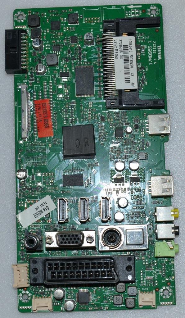 17MB95S-1/40INC/TOSH/1 MAIN BOARD, 17MB95S-1, for 40inc DISPLAY , 10086410,23123278,27085355,2056090,V.1 211212,