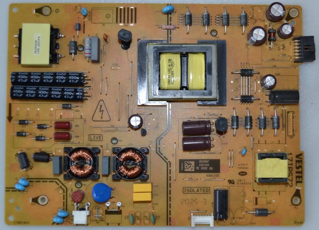 17IPS72/50INC/HIT POWER BOARD ,17IPS72, for 50 inc DISPLAY ,28528987,23521004,170818R4,