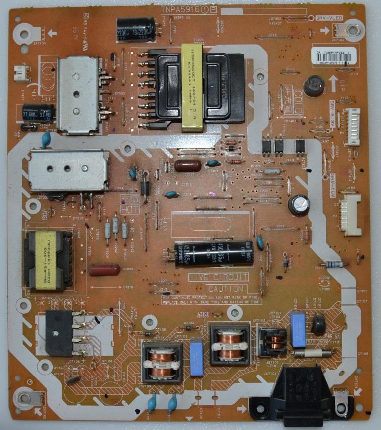 PB/50INC/PAN/50A400 POWER BOARD ,TNPA5916 1 P,TXN/P1HPVEZ,for ,PANASONIC TX-50A400E