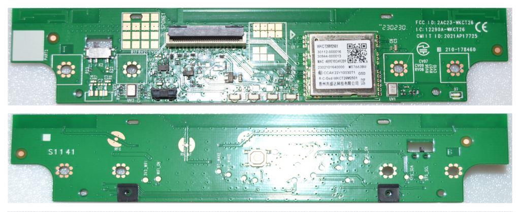 IRM/WI-FI/TCL/65C641 IR  WI-FI MODUL ,WKCT26M2501,30112-000016,30944-000013,2AC23-WKCT26,210-178460,