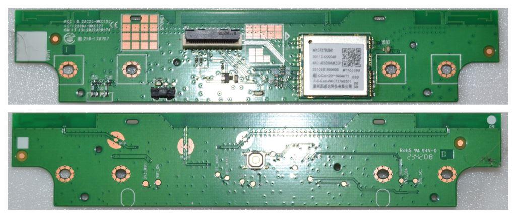 IRM/WI-FI/TCL/65P639 IR  WI-FI MODUL ,WKCT27M250,3012-00048,2AC23-WKCT27,210-178787,