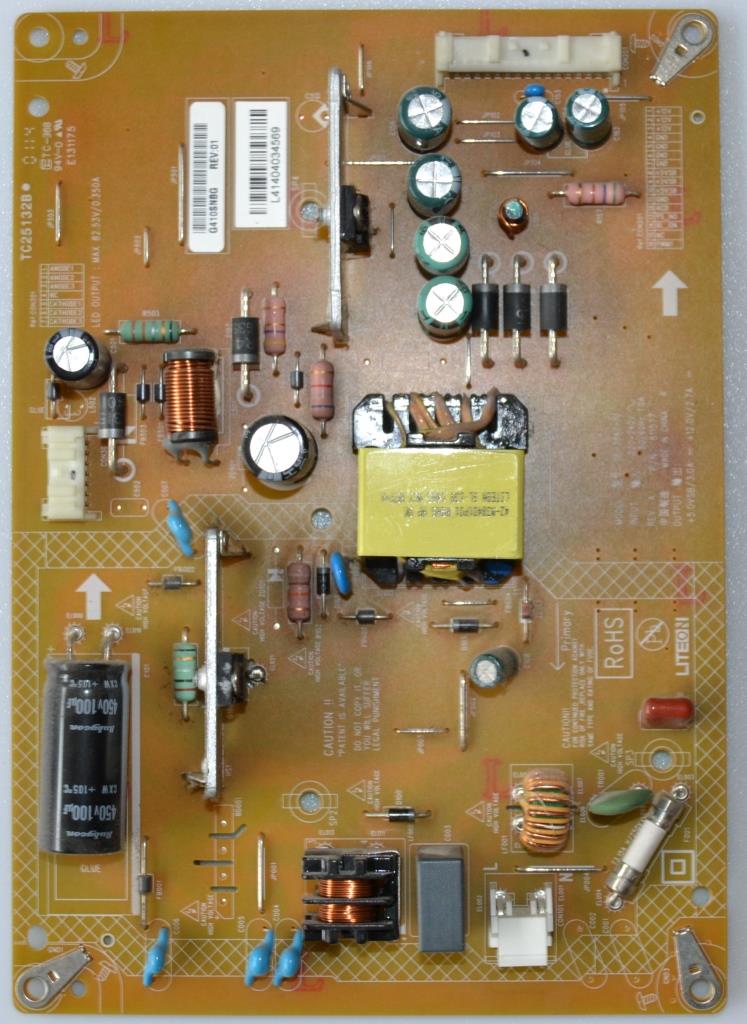 PB/TOSH/32W2433 POWER BOARD ,UE-3840-1U,TC25132B,,for TOSHIBA 32W4233D,