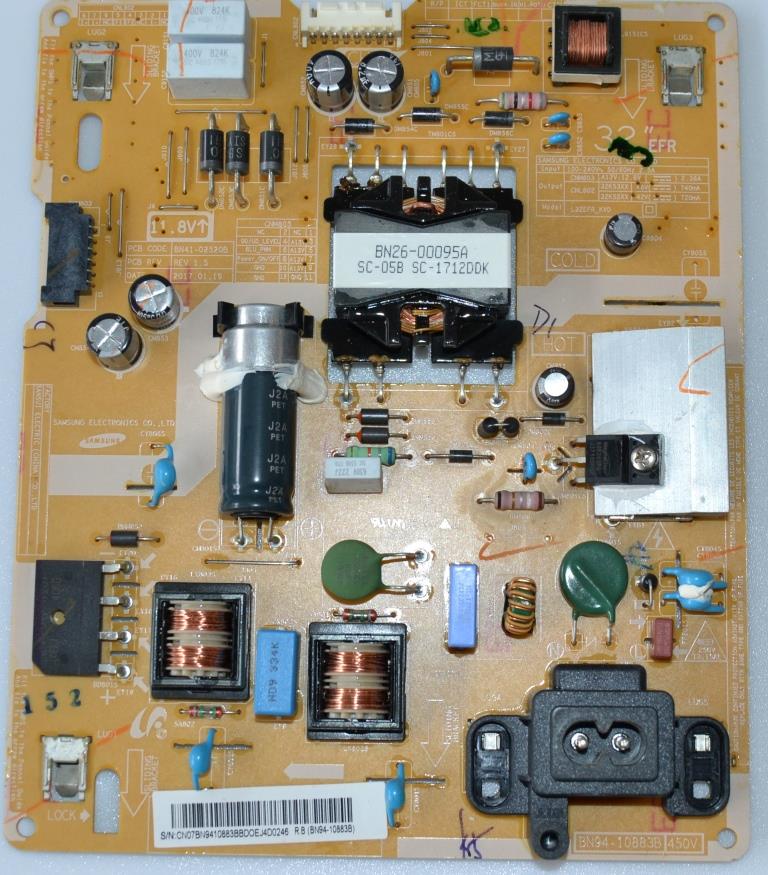 PB/BN94-10883B/SAM/32M5602 POWER BOARD ,BN94-10883B,BN41-02520B,for SAMSUNG UE32M5602AK