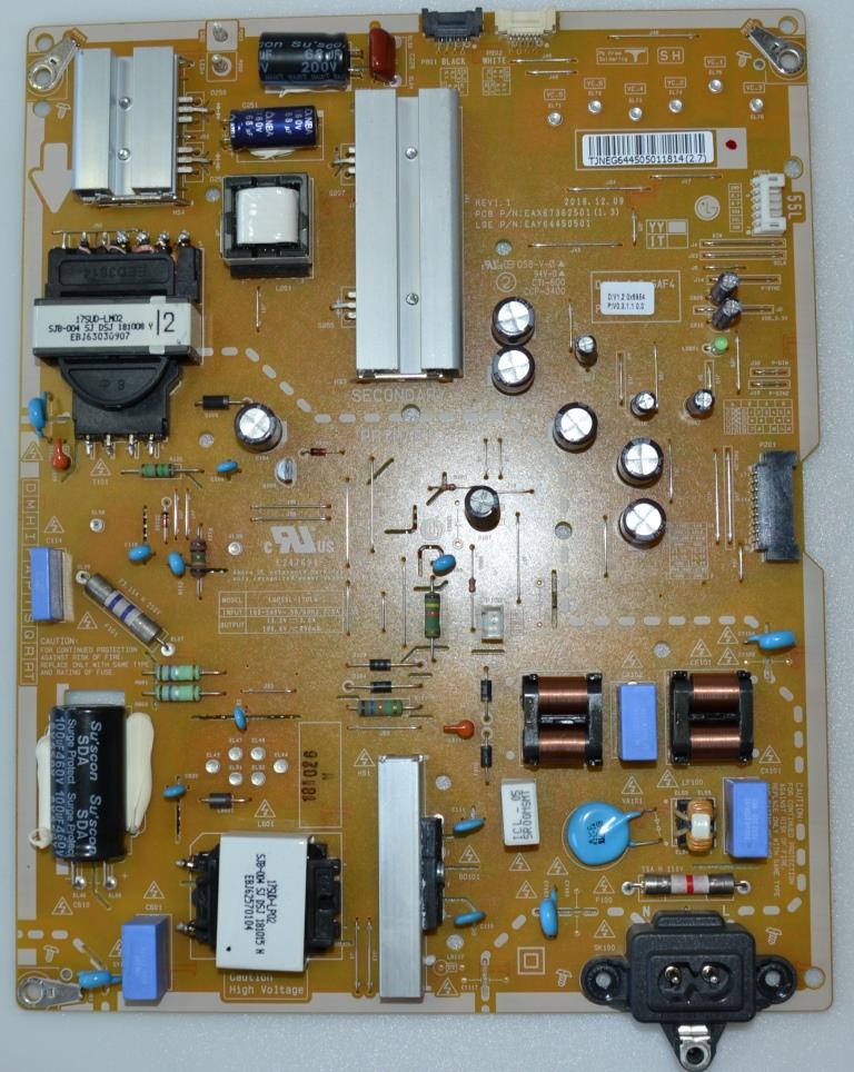 PB/LG/55UK6750PLD POWER BOARD ,EAX67362501(1.3),EAY64450501,LG55-17UUL6,for LG 55UK6750PLD