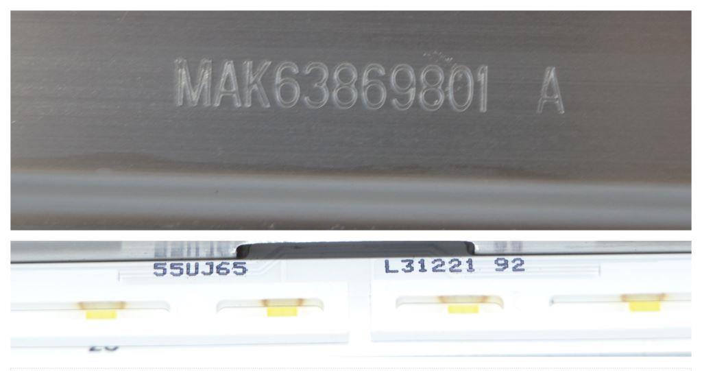 LB/55INC/LG/55UK6750 LED BACKLAIHT  ,MAK63869801 A,55UJ65 L31221 92,