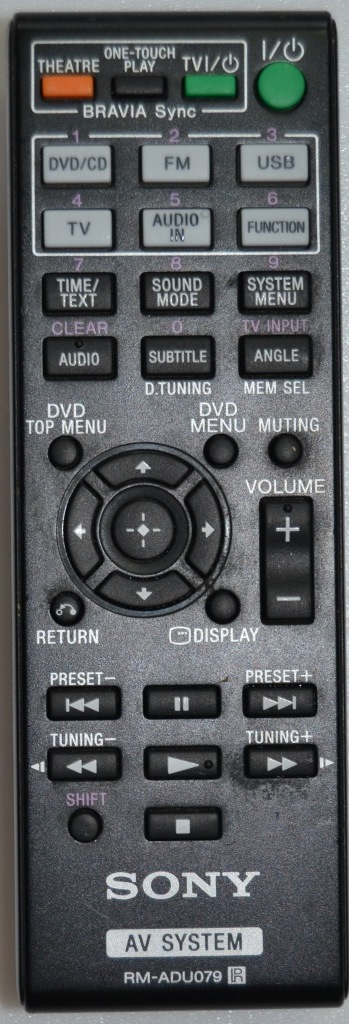 RC/SONY/RM-ADU079 ORIGINAL REMOTE CONTROL, RM-ADU079, for SONY 