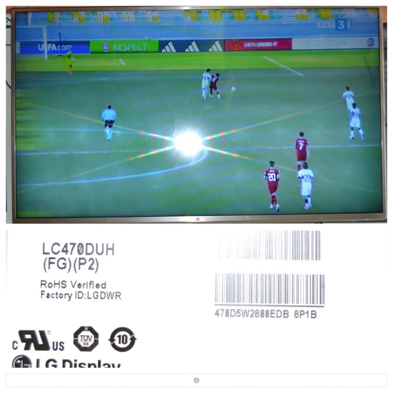 PAN/47INC/LG/47LB671 LCD панел ,LC470DUH PG F1,