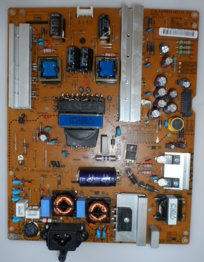 PB/LG/42LB670/1 POWER BOARD,EAX65423801(2.0),LGP474950-14PL2, for LG 42LB670V,