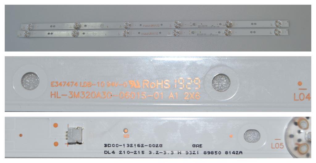 LB/32INC/NEI/1 LED BACKLAIHT    ,HL-3M320A30-0601S-01 A1 2X6,2x6 diod,3V,575mm,
