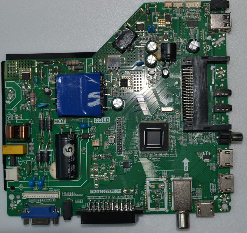 MB/TP.MS3663S.PB801/CR/45J220BB MAIN BOARD,TP.MS3663S.PB801, for ,CROWN 45J220BB