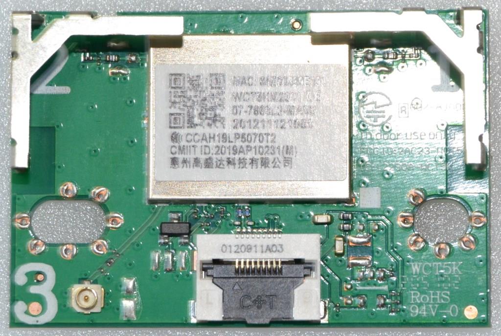 WI-FI/TCL/50C715 IR  WI-FI MODUL ,WCT5KM2301,WCT5K,