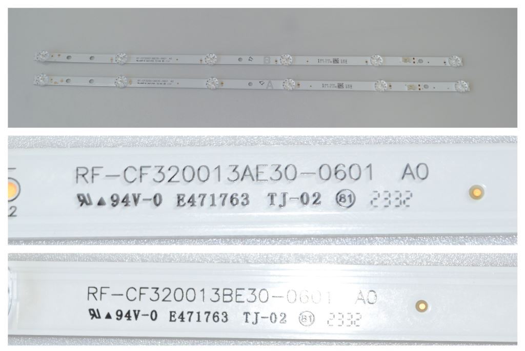 LB/32INC/VES/6 LED BACKLAIHT ,RF-CF320013AE30-0601,RF-CF320013BE30-0601,2x6 diod 550mm,