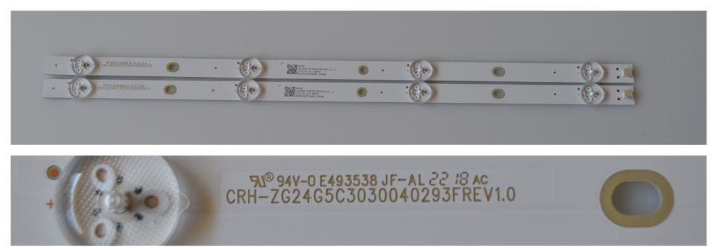 LB/24INC/UNITED LED BACKLAIHT  ,CRH-ZG24G5C3030040293FREV1.0 , 2x5 diod 6v 415mm 3v