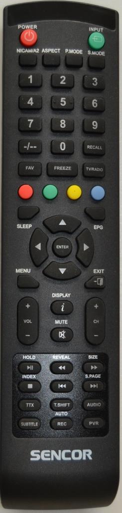 RC/SENCOR ORIGINAL REMOTE CONTROL for  , SENCOR SLE 43F18TCS,