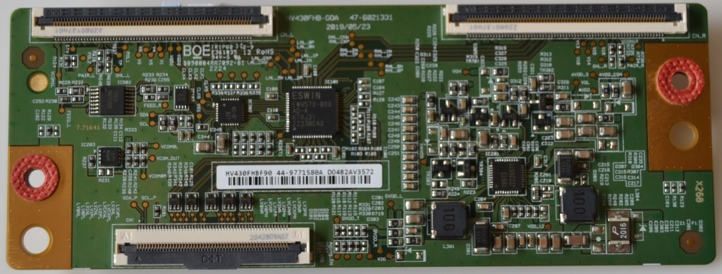 TCON/HV430FHB/SENCOR TCon BOARD,HV430FHB-GOA,47_6021331,