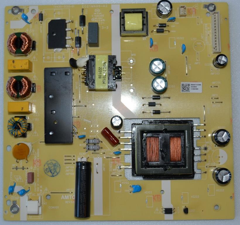 PB/TV4301-ZC02-01/SHARP/43FN6EA POWER BOARD, TV4301-ZC02-01, E021M496-A2,for ,SHARP 43FN6EA