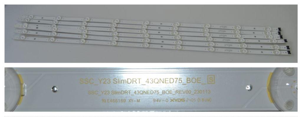 LB/43INC/LG/43QNED756RA LED BACKLAIHT  ,SSC_Y23_SlimDRT_43QNED75_BOE_S, SSC_Y23_SlimDRT_43QNED75_BOE_REV00_230113,EAV65060801,6x9 diod 865mm,