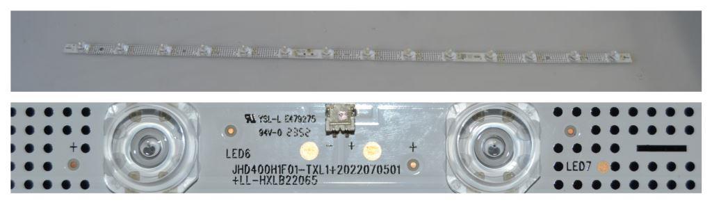 LB/40INC/HIS/2 LED BACKLAIHT,JHD400H1F01-TXL1+2022070501+LL-HXLB22065,1x14 diod 760 mm