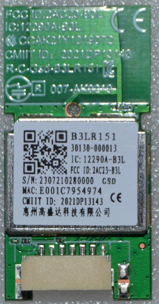 BT/TCL/40S5401 BLUETOOTH MODULE  ,B3LR151,30130-000013,007-AK0219,