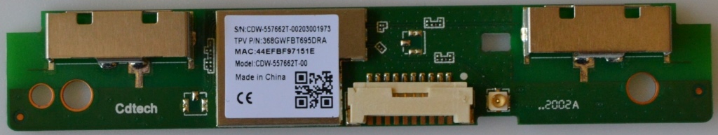 WI-FI/PH/43PUS8535 WI-FI MODULE ,CDW-557662T-OO,368GWFBT695DRA,